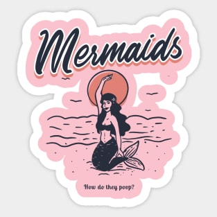 Mermaid mystery Sticker